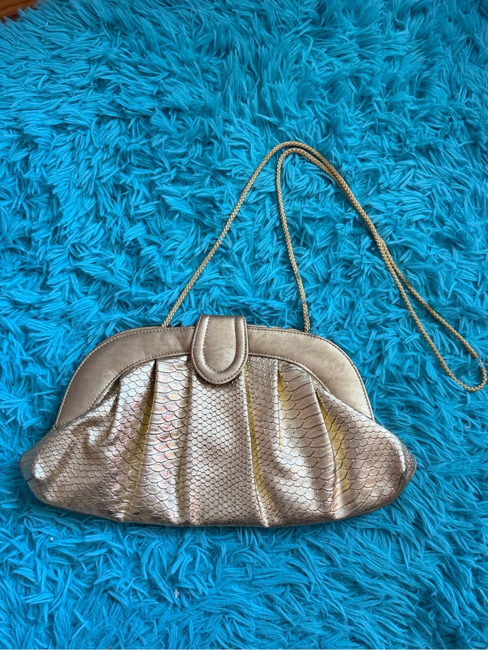 Vintage Jessica McClintock metallic bag